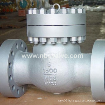 Vanne de contrôle ANSI Wcb Flange End Swing (6 &quot;-1500 #)